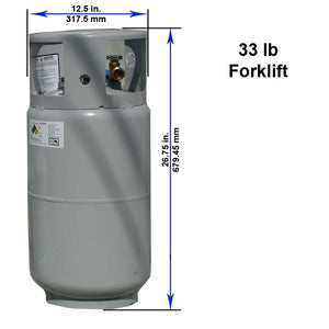 33lb Propane tank offered at Seaboard Welding Supply